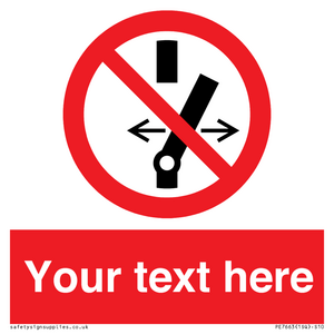 Custom prohibition Do not alter the state of the switch